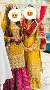 Pakistani Asian Wedding Mehndi Bridal Dress - Picture 1 of 9