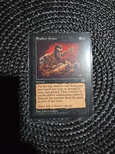 Shallow Grave (Mirage) NM MTG - Picture 1 of 2