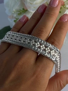 ELEGANT ITALY MILOR 925 STERLING SILVER BRACELET LENGTH 8 INCH - Picture 1 of 9