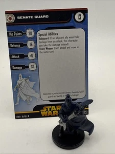Star Wars Miniatures REVENGE OF THE SITH Senate Guard 18/60 with card - Picture 1 of 1
