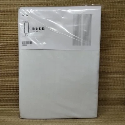 Ikea HILJA Curtains 2 Panels (1 pair) 57" x 98" Off White 504.308.18 New - Image 1 of 4