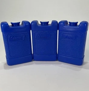Coleman Ice Brick Chiller Packs Small x3 Vintage Camping Cooler - Used - Picture 1 of 9