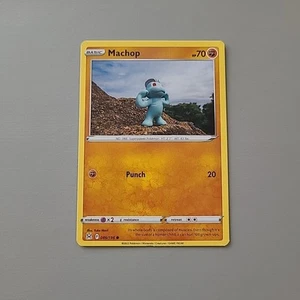 Machop 086/196 Lost Origin Pokemon TCG Card Yuka Morii Clay Art LP Regular - Picture 1 of 2