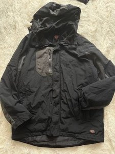 Abrigo Dickies Hombre Original Excelente Estado Abrigo Acolchado Negro! Talla L - Imagen 1 de 10