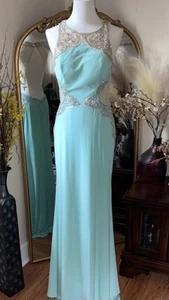  Cinderella Divine Mint PROM HOMECOMING FORMAL GOWN DRESS mermaid style size 8 - Picture 1 of 8
