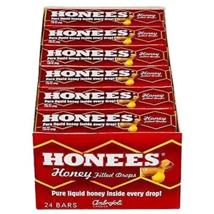 Honees Honey Filled Drops - 24 Bars of 9 Lozenges - Picture 1 of 8