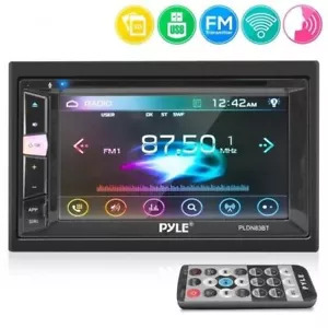 Pyle 6.2'' Touch Screen TFT/LCD Double DIN In-Dash Monitor, CD/DVD/USB PLDN83BT - Picture 1 of 7