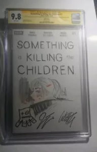 SOMETHING IS KILLING THE CHILDREN #11 CGC SS 9.8 Sketch by Tynion & Tula Lotay - Picture 1 of 6