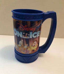 Vintage Beauty and The Beast Disney On Ice Mug Cup Stein Event Plastic Souvenir - Picture 1 of 12