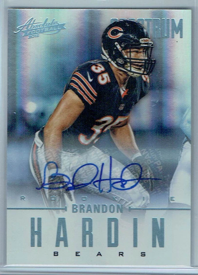 2012 ABSOLUTE SPECTRUM PLATINUM AUTOGRAPHS #108 BRANDON HARDIN #20/25 - Image 1 of 1