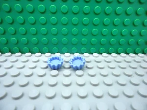 Lego mini figure 2 Medium Blue Friend Cup Cake Pan Form Kitchen Cook NEW - Picture 1 of 1