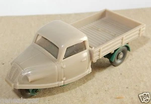 A Micro WIKING Ho 1/87 Goli Tricycle Grey Stone #330 No Box - Picture 1 of 3