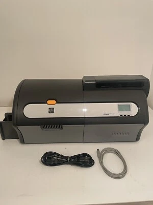 Zebra ZXP Series 7 Z71-0M0C0000US00 powers on shows out of ribbon  - Image 1 of 4
