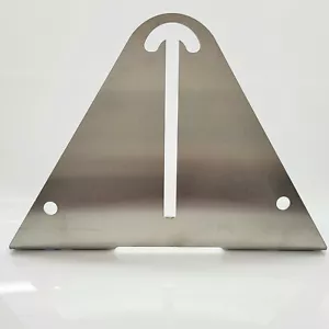 Narrowboat tilting solar panel mounting brackets High grade Stainless steel X 2 - Picture 1 of 4