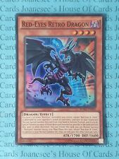 Red-Eyes Retro Dragon BOSH-EN095 Super Rare Yu-Gi-Oh Card (U) New