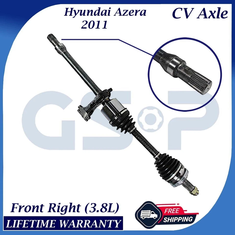 Eje CV delantero derecho GSP OEM para Hyundai Azera 2011 3,8 L garantía de por vida Foto 1 de 4
