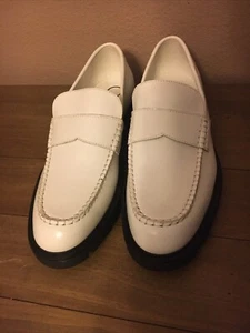 Calvin Klein Fletcher Leder Halbschuh Herren Gr. 7,5"" creme weiß - neu (ohne Karton) - Bild 1 von 9