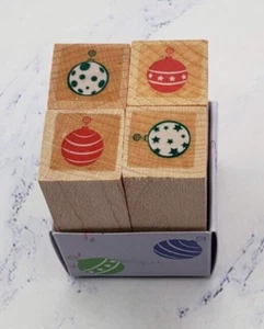 Hero Arts Little Ornaments Set Of 4 Wooden Rubber Stamps LL879 - Picture 1 of 9