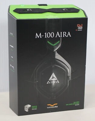 V-Moda M-100 AIRA Headphones w/ Case, 2 Cables Brand New Sealed - Free Shipping!