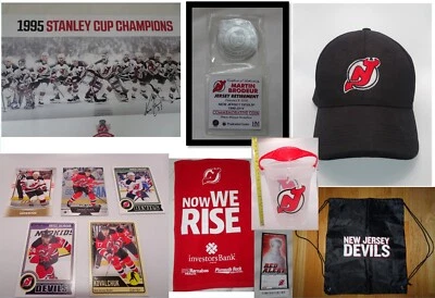 Lote de monedas/póster firmado por Daneyko de NJ Devils BRODEUR, gorra, tarjetas coleccionables, ++ ¡Más! Foto 1 de 4