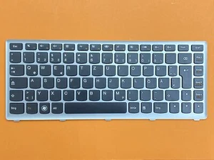 Teclado DE negro. Marco Plata para Lenovo IdeaPad U430 Touch (20270) - Imagen 1 de 4