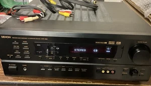 Denon AVR 1802 Receiver + Cinchkabel GETESTET SAUBER KOSTENLOSER VERSAND - Bild 1 von 10