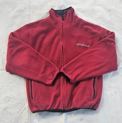 Chaqueta Chaps Ralph Lauren Para Hombre L Roja Cremallera Completa Vellón Exterior Cálida Informal Foto 1 de 4