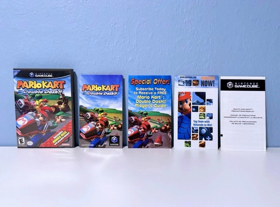 Mario Kart Double Dash!! With Bonus Disc - GameCube - 100% Complete CIB - GC 100 - Photo 1/1