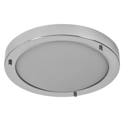 OSRAM BATHROOM CLASSIC ROUND plafoniera per bagno 280 mm, cromo, attacco E27, pu - Immagine 1 di 4