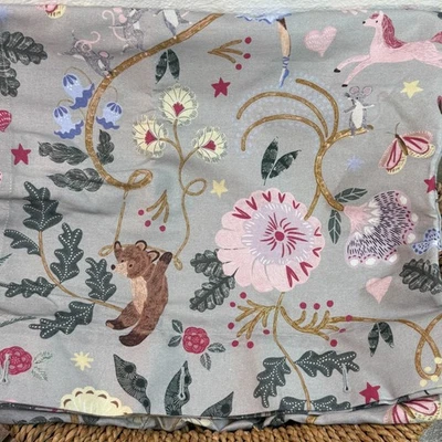 CORTINA DE DUCHA FLORAL AMIGOS LIBRO DE CUENTOS NIÑOS GRANERO CERÁMICA 72" MULTI Foto 1 de 4