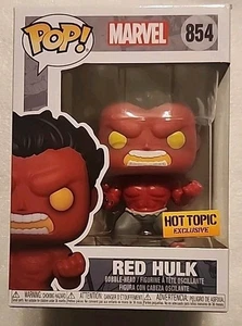 Funko Pop! Vinyl Marvel - Red Hulk (Chase) (GITD) (Red) - Hot Topic Exclusive - Picture 1 of 1