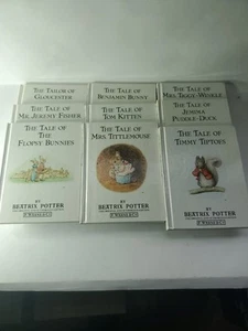 Tale Books By Beatrix Potter 3,4,6,7,8,9,10,11,12 Nice Condition(9) - Picture 1 of 4