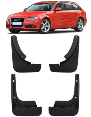 Nuevo juego genuino de protectores contra salpicaduras guardabarros para Audi A4 B8 Avant Estate 2008-2015 Foto 1 de 4