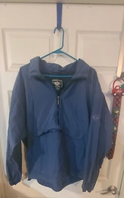 Men’s Dockers Long Sleeve Full Zip Navy Blue Golf Jacket - Size Large - Image 1 of 4