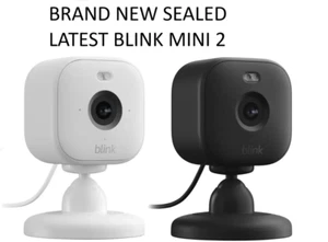 Blink Mini 2 Indoor/Outdoor 1080p Plug-In Security Camera White / Black 2025 NEW - Picture 1 of 15