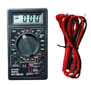 MULTIMETRE VOLTMETRE ampèremètre ohmmetre digital LCD testeur électrique OUTIL - Imagen 1 de 1