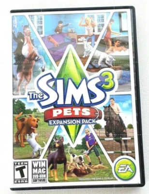 The Sims 3 Pets Expansion Pack Computer Video Game Windows Mac 2011 EUC - Image 1 of 4