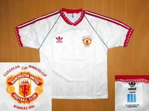 Manchester United 1991 European Cup Winners shirt football soccer jersey 91 90's