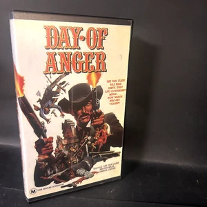 Day Of Anger VHS 1967 Rare Spaghetti Western Small Case Tested GC No SSS - Picture 1 of 6