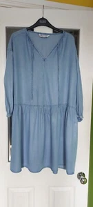 Primark Dress Size 10 Denim Look - Picture 1 of 2