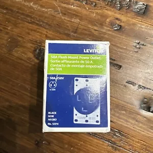 Leviton 5374 Power Outlet 2 Pole 3 wire Flush 50A 250V - Picture 1 of 6