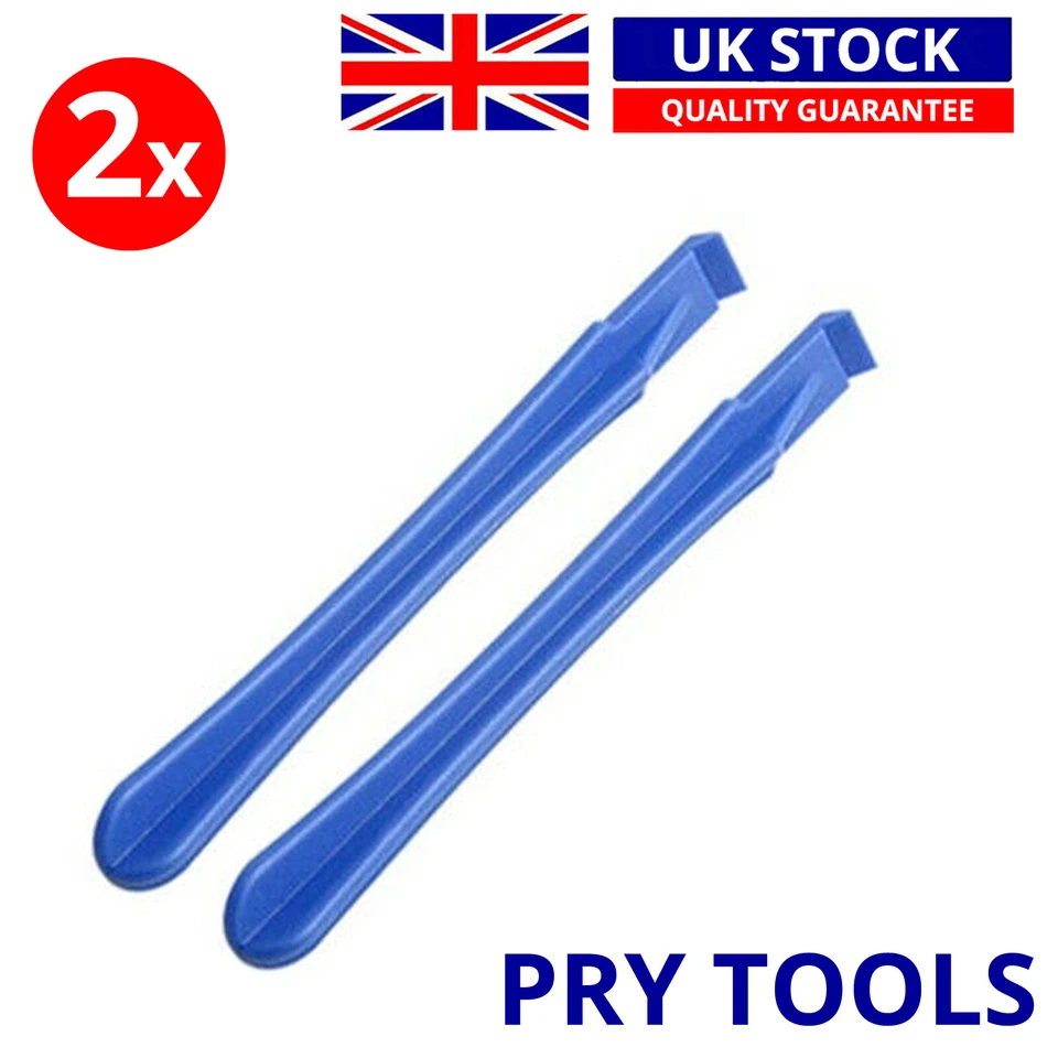 2 X PLASTIC OPENING PRY TOOLS / SPUDGER FOR MOBILE PHONES IPOD IPHONE & SAT NAVS - Image 1 of 2