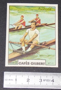 CHROMO 1936 CAFES GILBERT SPORTS AVIRON - Imagen 1 de 2