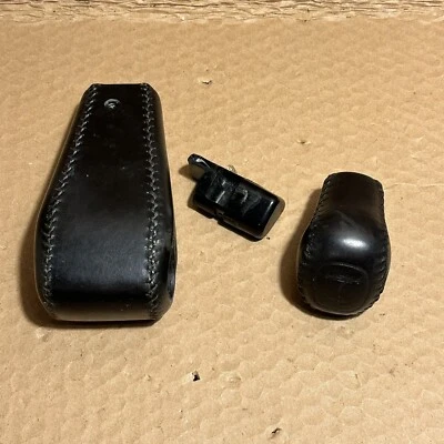 98-02 ISUZU TROOPER ACURA SLX AUTO SHIFTER KNOB W/4×4 KNOB LEATHER BLACK OEM  - Image 1 of 4