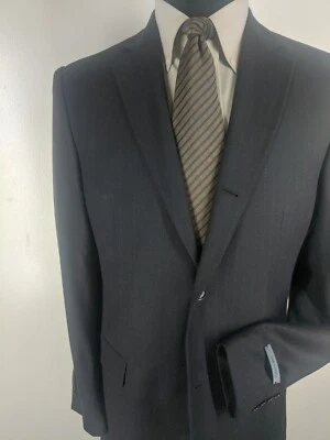Traje John Varvatos NUEVO Hecho en Italia 100% Lana 3 Btn 2 Ventilaciones EE. UU. Talla 40 Largo Foto 1 de 4