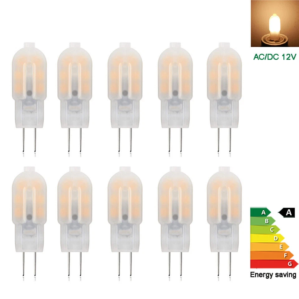 G4 LED Lampe 12V Warmweiß 5W Kapsel Leuchtmittel SMD 2835 Stiftsockel Birne 10pc - Bild 1 von 1