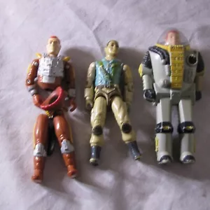 G.I. Joe Charbroil 3x Lot Action Figure Deep Six Airborn Vintage 1988 Hasbro - Picture 1 of 5