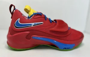 11.5 - Scarpe da basket Nike Zoom Freak 3 UNO 50th rosse uomo DC9364-600 - Foto 1 di 7