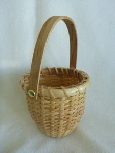 Nantucket Webkorb Aschenstreifen 90er Jahre - Bild 1 von 4