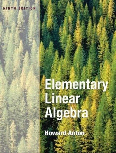 B24: Elementary Linear Algebra, Anton (9th ed., Hardcover, 2005) - Image 1 of 1